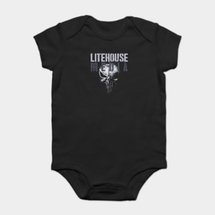Litehouse Skull Baby Bodysuit